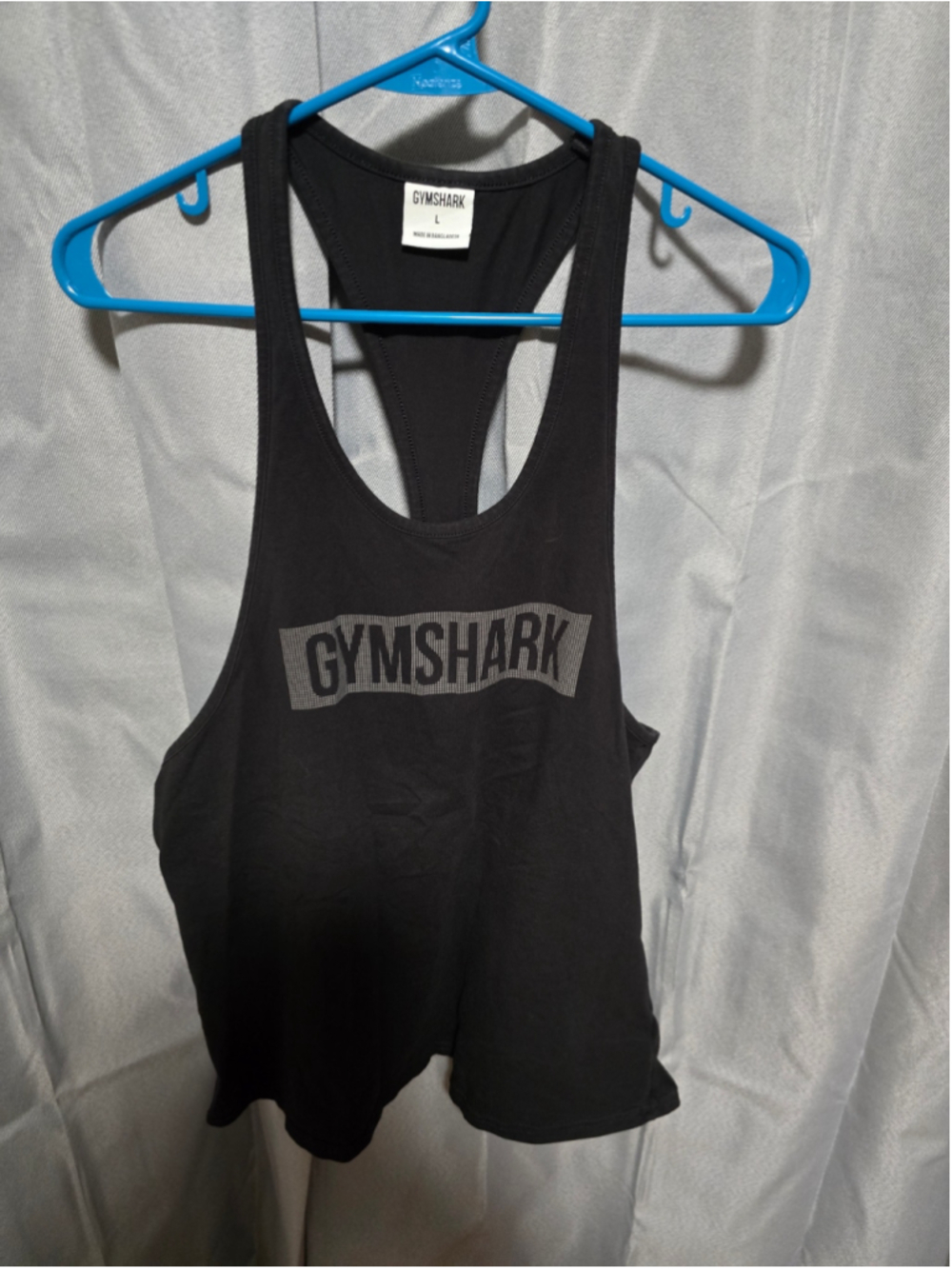 Women's Gymshark Racerback Tank Top Black Size L